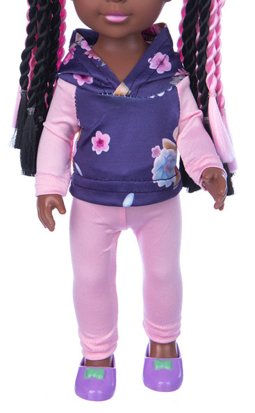 Pink and Purple Jogging Suit