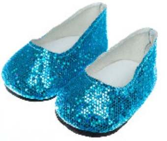 Blue Sparkle Shoes